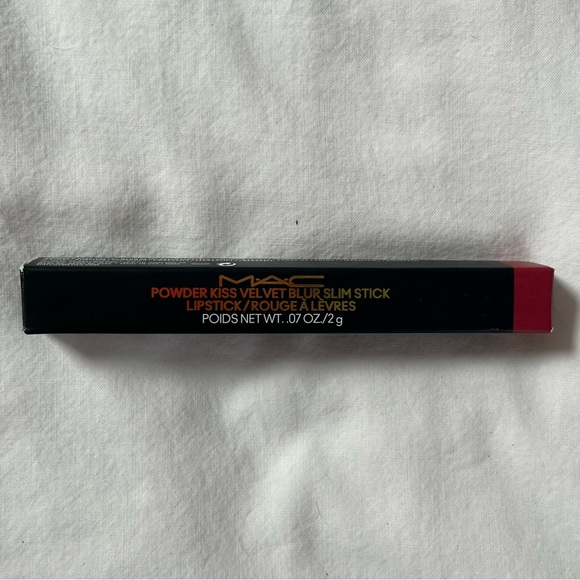 MAC Cosmetics Makeup Nib Powder Kiss Velvet Blur Slim Lipstick In Wild Sumac Poshmark